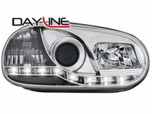 Faros delanteros luz diurna DAYLINE para VW Golf IV 97-06